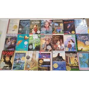 21 NEWBERY Book Lot Classroom Library Classics Homeschool Middle School Favs